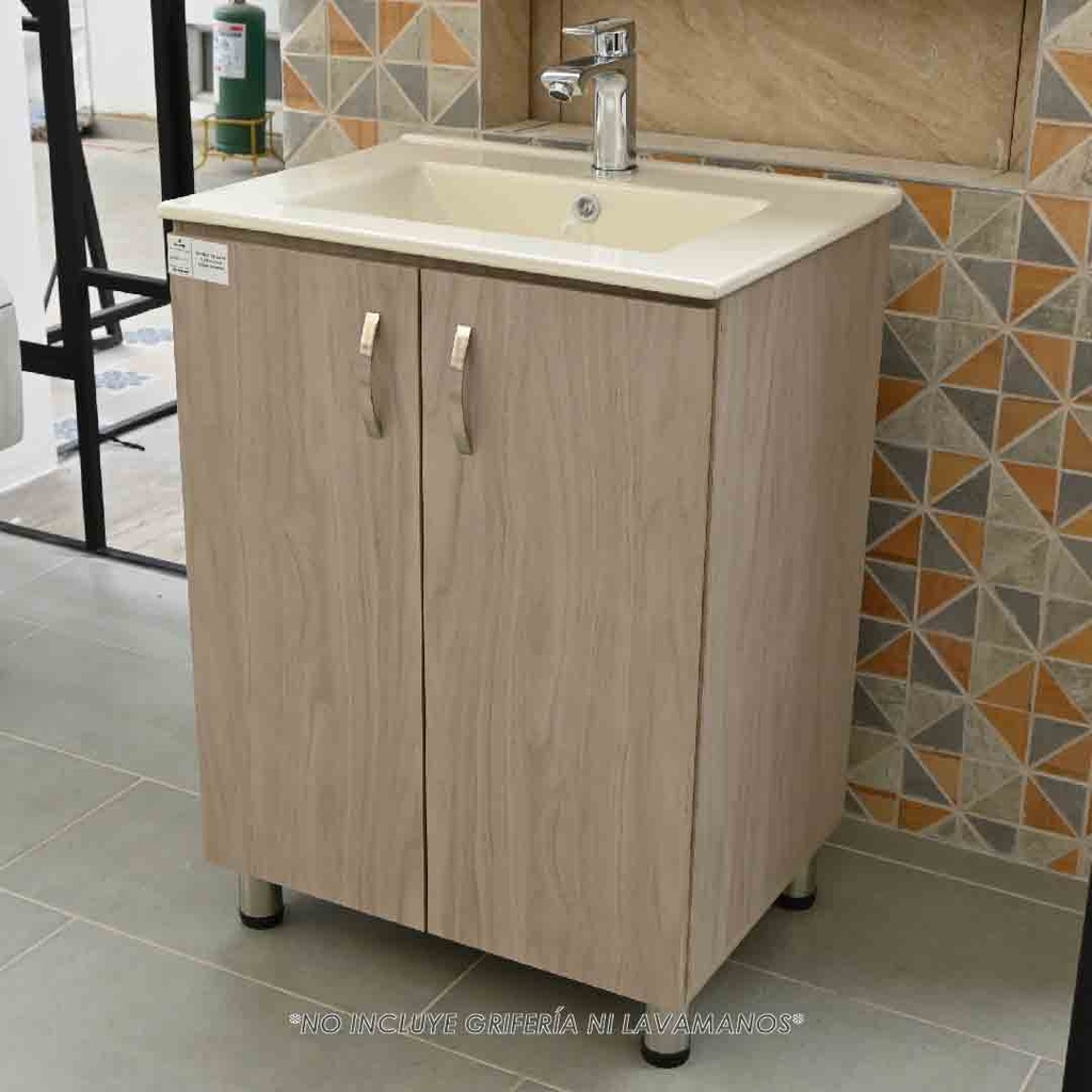 Mueble de baño-Mueble-Baño-Lavamanos-Mueble de Baño Elevado-Mueble De Baño Piso-Acoples-Sifón