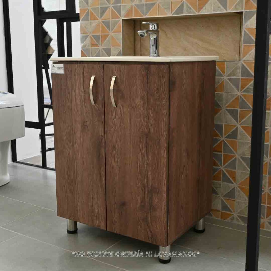 Mueble de baño-Mueble-Baño-Lavamanos-Mueble de Baño Elevado-Mueble De Baño Piso-Acoples-Sifón