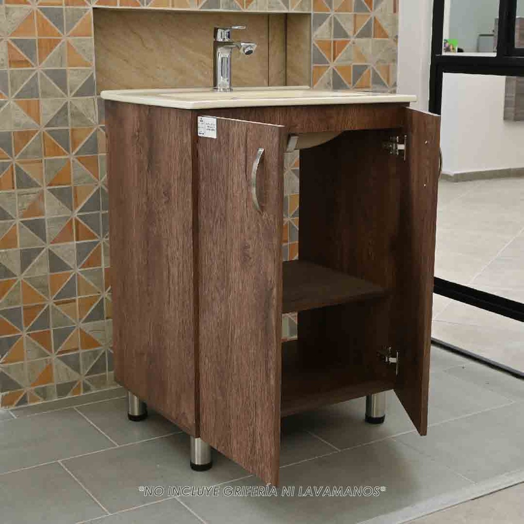 Mueble de baño-Mueble-Baño-Lavamanos-Mueble de Baño Elevado-Mueble De Baño Piso-Acoples-Sifón