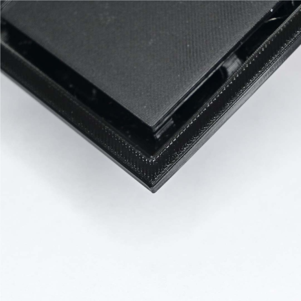 REJILLA SIFON PLASTICA CUADRADA 8X8 NEGRA