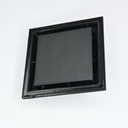 REJILLA SIFON PLASTICA CUADRADA 8X8 NEGRA