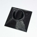 REJILLA SIFON PLASTICA CUADRADA 8X8 NEGRA