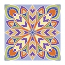 Decorado para pisos corona Mandala Jazmin Multicolor