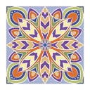 Decorado para pisos corona Mandala Jazmin Multicolor