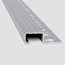 Perfil de aluminio cromo mate para filos