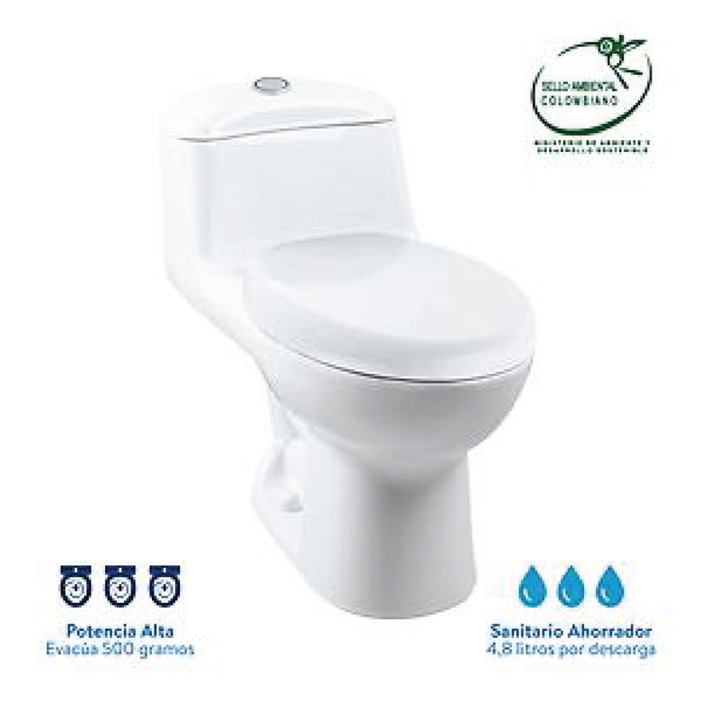 Combo sanitario corona Smart AL Blanco