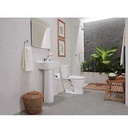 Combo completo de baño corona aluvia alongado con pedestal