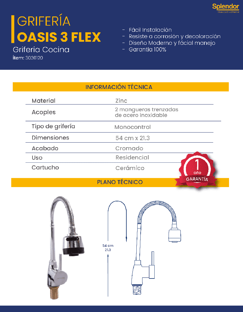 MONOCONTROL OASIS 3 FLEX TU CASSA