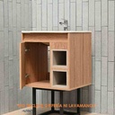 MUEBLE DE BAÑO ELEVADO FLORMORADO 60X46 COMFER