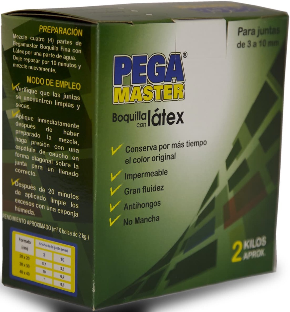 BOQUILLA PEGAMASTER ROJA 2KG PEGAMASTER