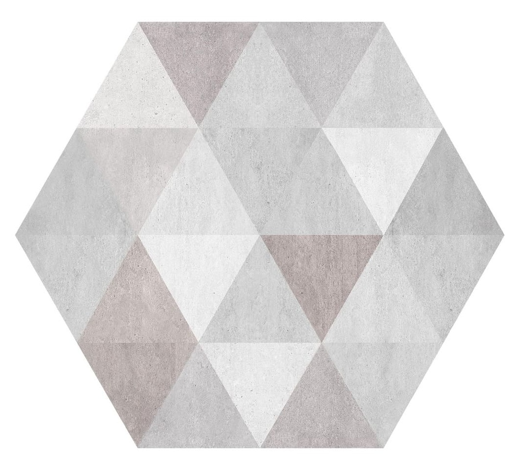 PISO PARED HEXAGONO INVIERNO GRIS  23.2X26.8 PRIM. CORONA (0.52)