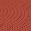 TABLON ETRUSCA LONG ROJO 30X7 SEG. ALFA (1.64)