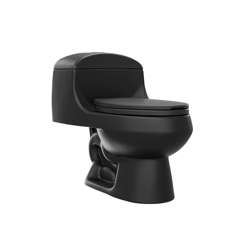 SANITARIO MONTECARLO NEGRO MATE ALONG CORONA