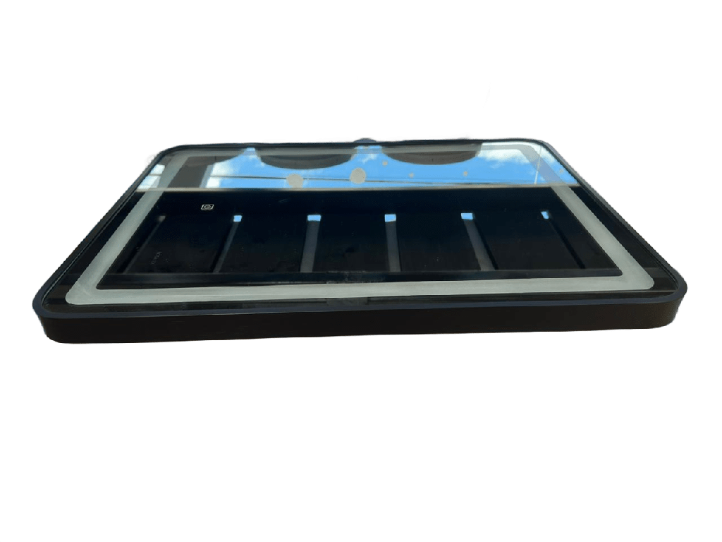 ESPEJO LED VERT. KANYE BORDE NEGRO 80X60 RE