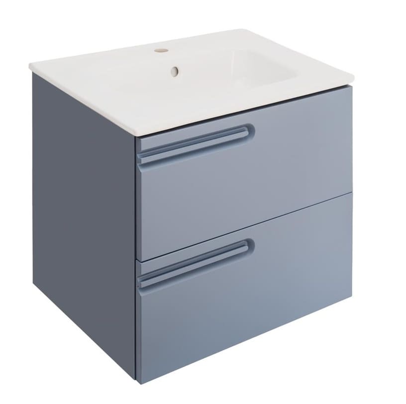 COMBO MUEBLE BAÑO EL LOTO AZUL 60X45 RH CON LVM CORONA