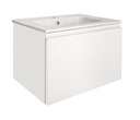 COMBO MUEBLE BAÑO EL OLMO BLANCO MATE 60X45 RH CON LVM CORONA