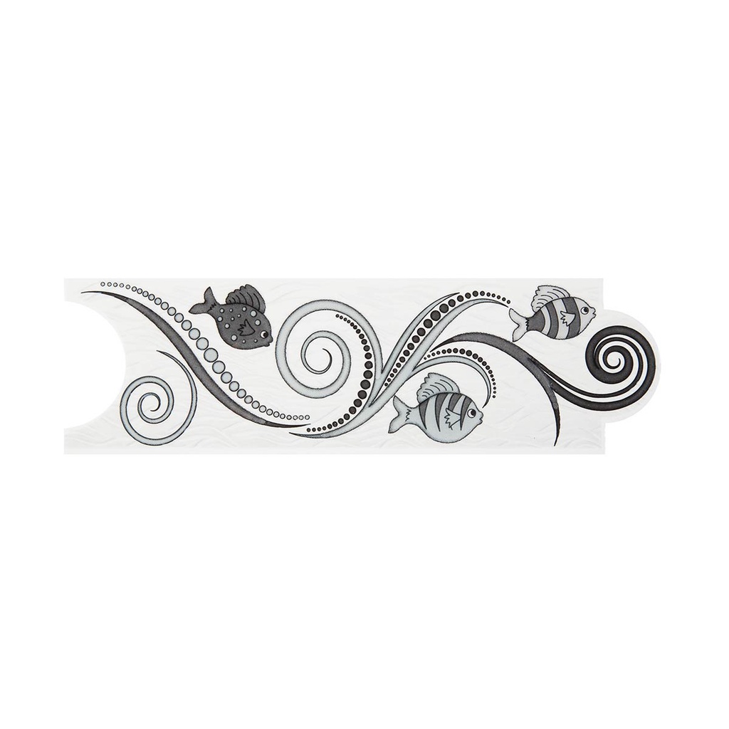 [RDB033] LISTELLO ALLEGRO NEGRO 8X25 PRIM. CORONA