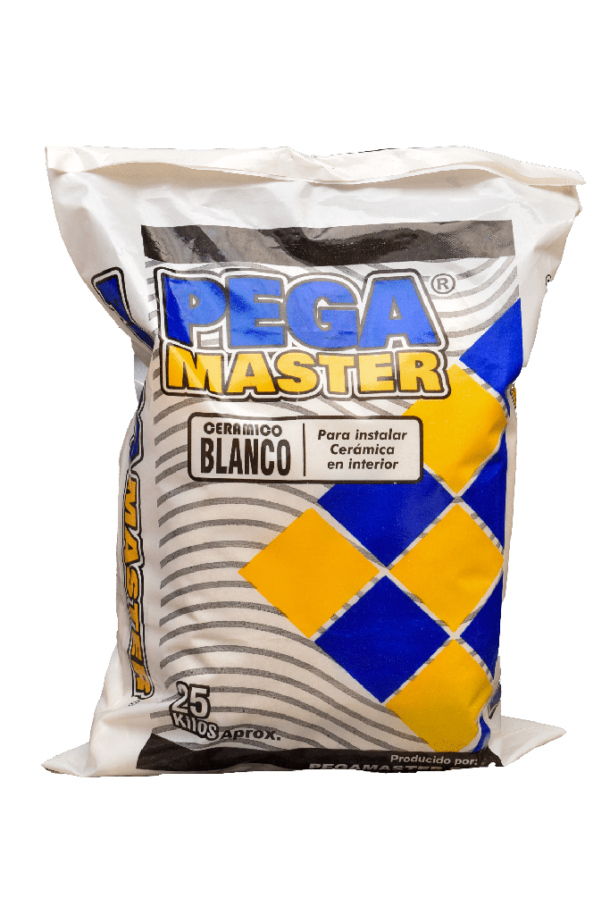 PEGANTE CERAMICO BLANCO 25KG PEGAMASTER