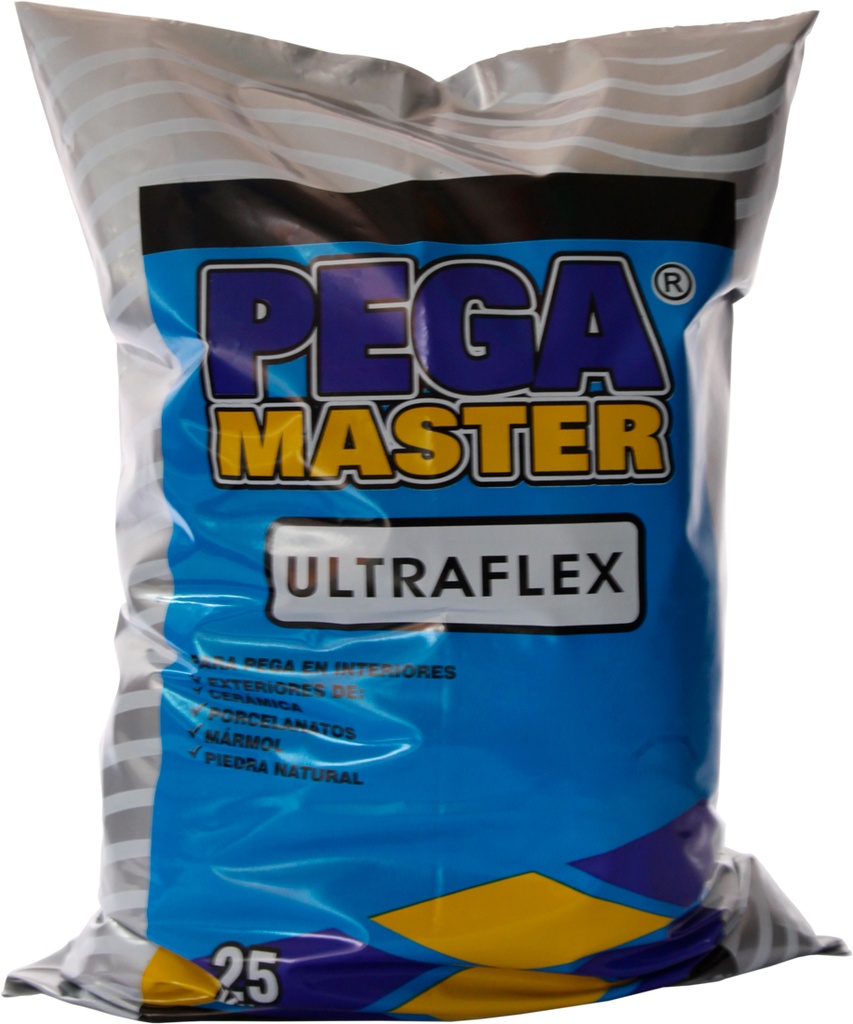 PEGANTE ULTRAFLEX EXTE. GRIS 25KG PEGAMASTER