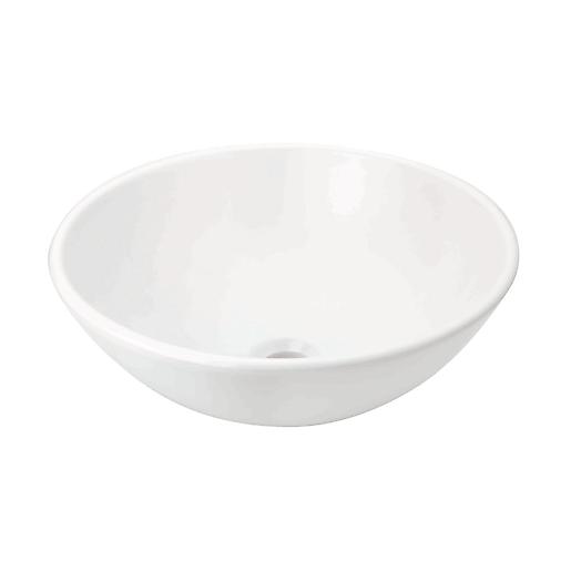 [PLV016] LAVAMANOS SPAZIO II BLANCO CON DES. CORONA