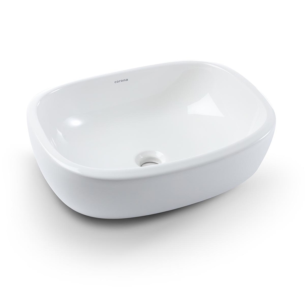 [PLV019] LAVAMANOS CASCADE VESSEL BLANCO SIN DES. CORONA