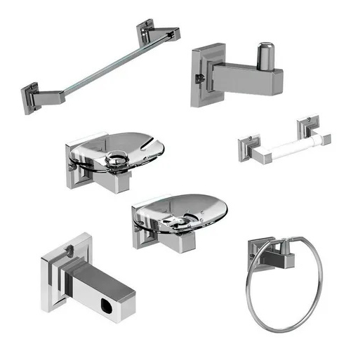 [GA6007] ACCESORIOS BAÑO TAMESIS 6PIEZAS IMPORTADO
