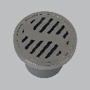 REJILLA 3X2 CON SOSCO SILVER CROMO REDOND SILPLAS