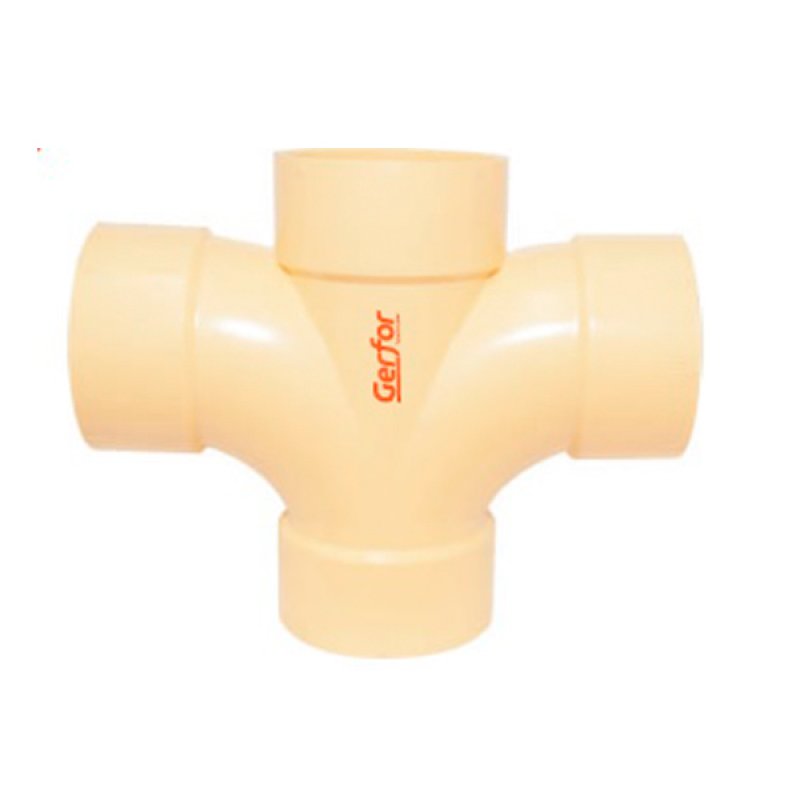 TEE SANIT DOBLE 3" GERFOR