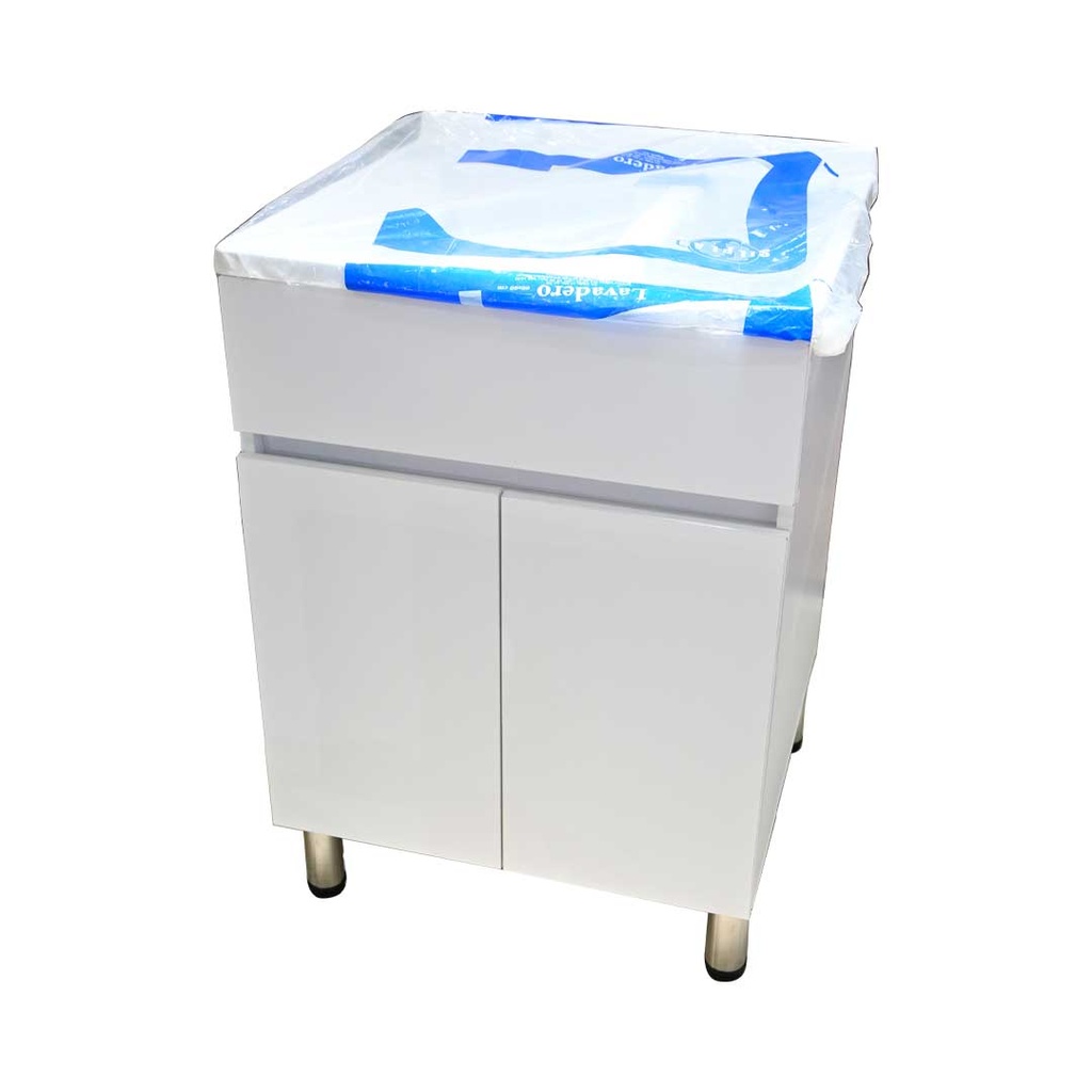 [MLM002] MUEBLE LAVADERO BLANCO 60X60 COMFER