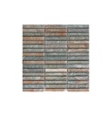 MOSAICO LINEAS MULTICOLOR 30.5X30.5 DECOR