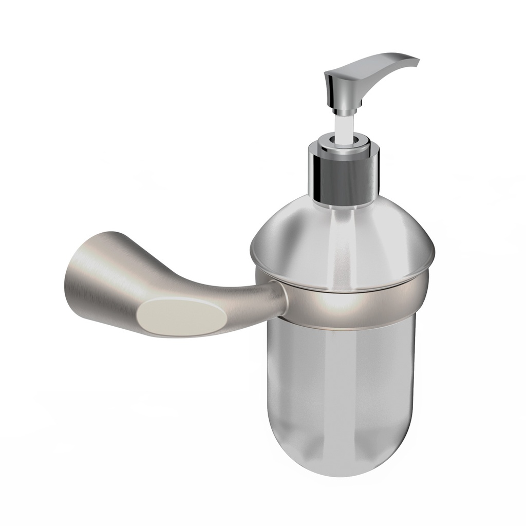 DISPENSADOR DE JABON KORAL NIQUEL CORONA
