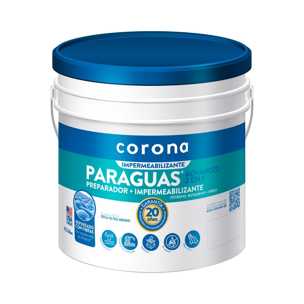 [ASI014] PARAGUAS ADVANCED 2 EN 1 GL CORONA