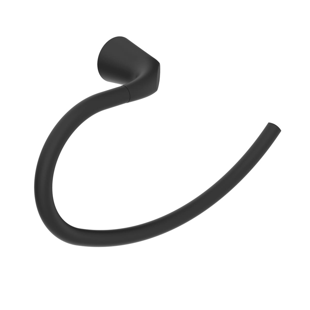 TOALLERO ARGOLLA KORAL MATE BLACK CORONA