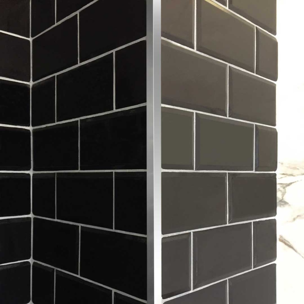 [RAW078] GUARDACANTO QUADRA 3421 ALUM. CROMO BRILL. 10x1MM x 2.50M ATRIM