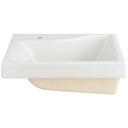 LAVAMANOS SOBREP ARAMIS BLANCO DESAG. OCULTO ORIFICIO CORONA