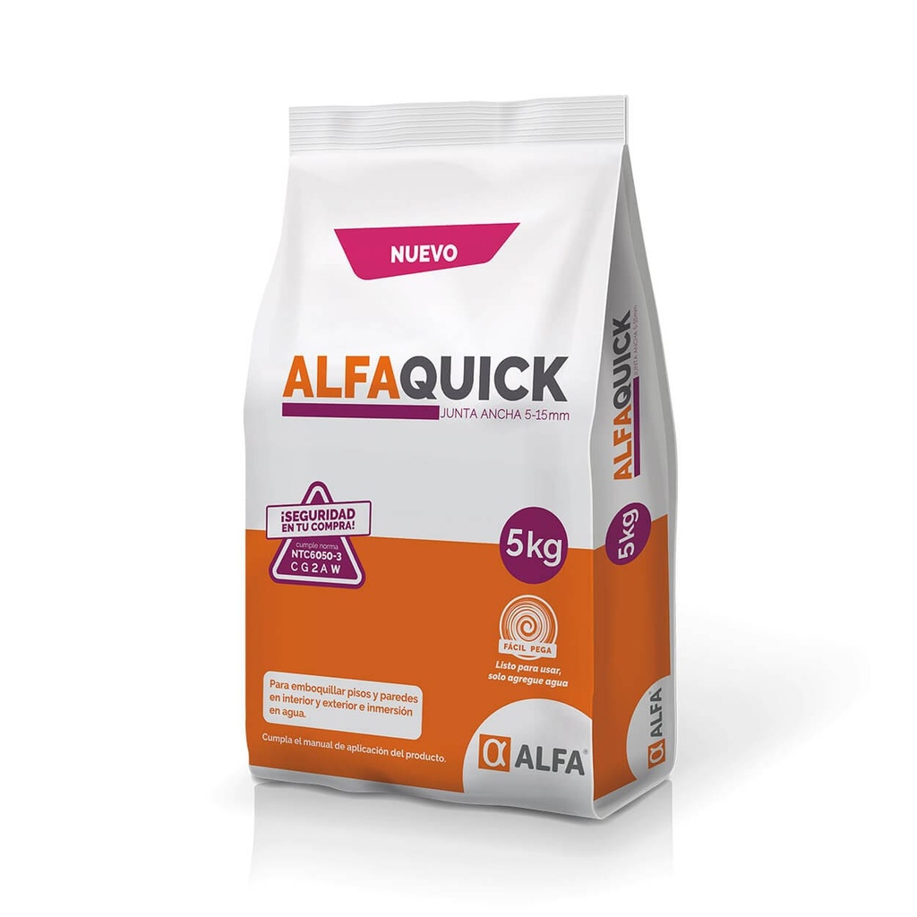 ALFAQUICK JUNTA ANCHA CHOCOLATE 5 KG ALFA