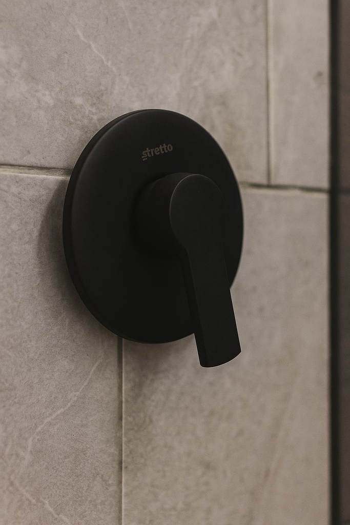 [GDM010] ​MONOCONT. DUCHA AREZZO NEGRO STRETTO