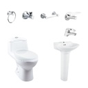COMBO SANITARIO SMART ALONGADO SINGLE BLANCO CORONA