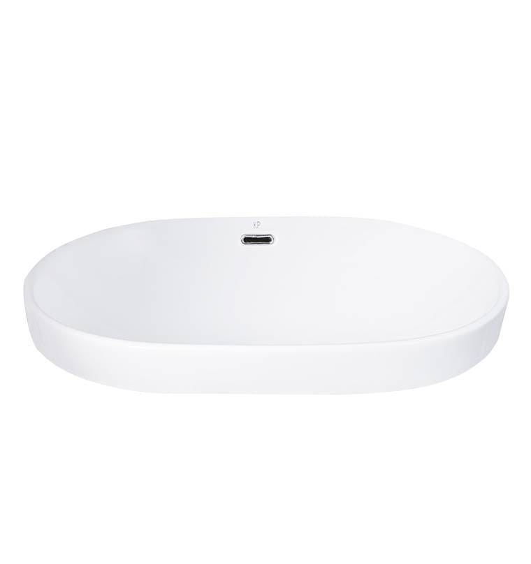 [PLE030] LAVAMANOS SOBREP PETRA II BLANCO DECOR