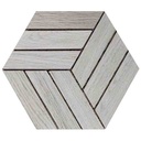 MALLA HEXAGONO NOGAL CAFE 21X21 ALFA