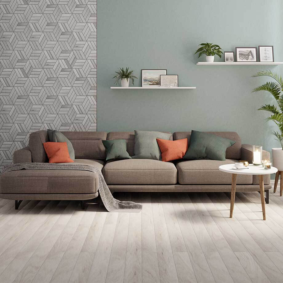 MALLA HEXAGONO NOGAL GRIS 21X21 ALFA