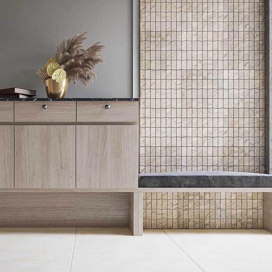 MALLA SANTANDER TRAPECIOS 30.5X30.5 ALFA