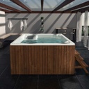 HIDROMASAJE SPA CHATTANOOGAN 200X200 NUEVA FULL BLANCO-C2-M5.5 FIRPLAK