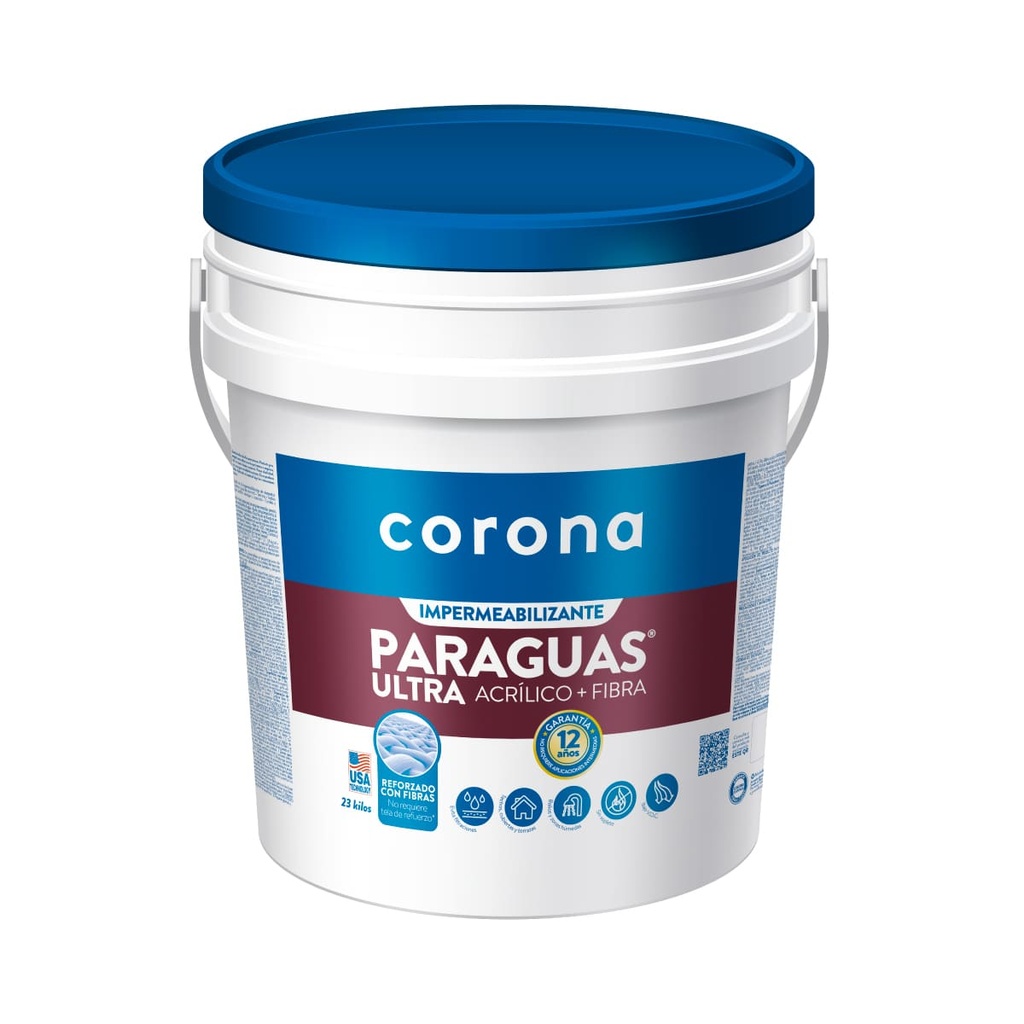 [ASI020] PARAGUAS ULTRA NEGRO 5 GL CORONA