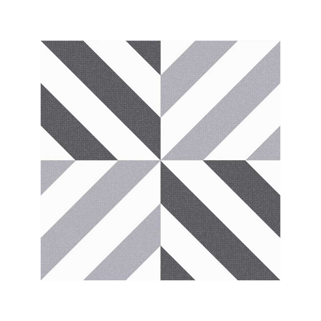 [RDG060] PISO PARED ARGENTA LINEAS NEGRO 30.6X30.6 PRIM. CORONA (1.31)