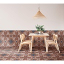 PISO PARED ALFARERO FLORA TERRACOTA 30.6X30.6 PRIM. CORONA (1.31)