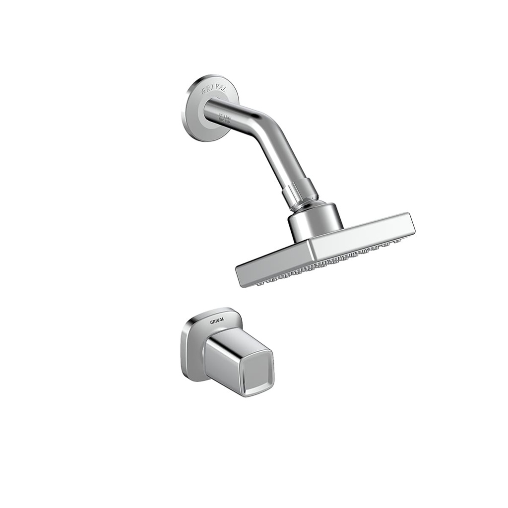 CONJ. REGISTRO DUCHA SOLID CROMO CORONA