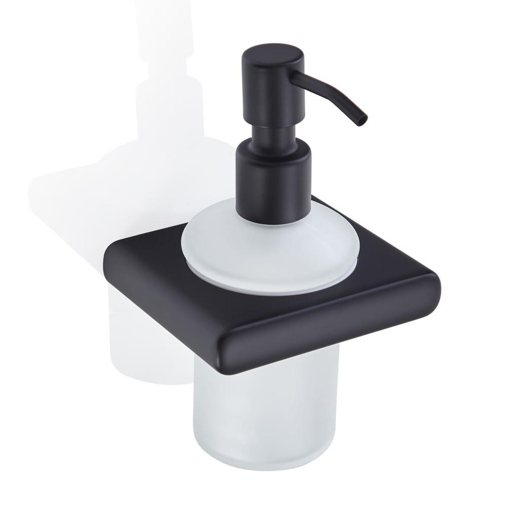DISPENSADOR DE JABON LIQUID MATEBLACK CORONA