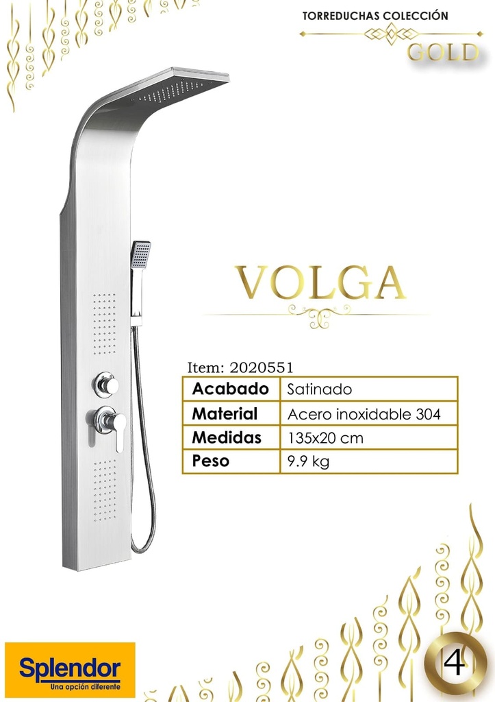 [GST010] TORREDUCHA VOLGA KM-6011 PLATA TU CASSA