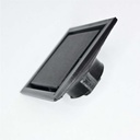 REJILLA SIFON PLASTICA CUADRADA 8X8 NEGRA